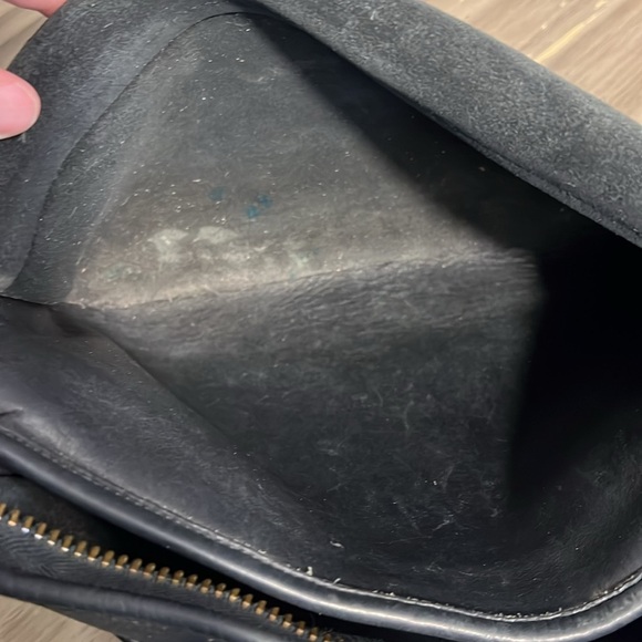 COACH 9951  CLASSIC BLACK SHOULDER SADDLE BAG CROSSBODY - Picture 13 of 17